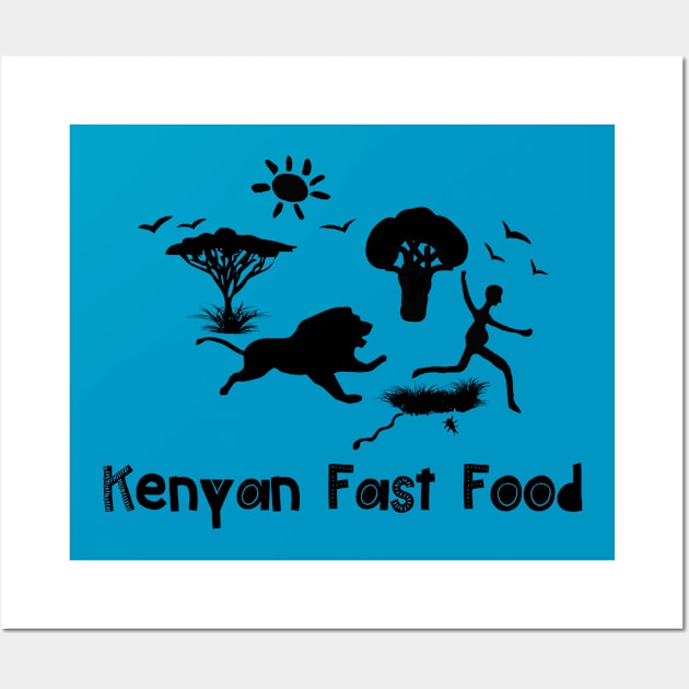 Kenyan fast food Wall Art by Voishalk